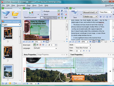 ABBYY FineReader 9.0 Professional review